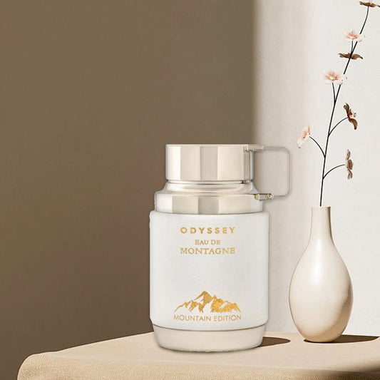 Armaf Odyssey Eau De Montagne EDP 100ml / 3.4 Oz – Creamy Woody Floral Fragrance for Men | Warm, Long-Lasting Scent for Evenings & Everyday Sophistication