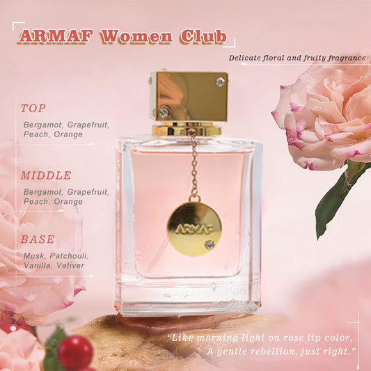 ARMAF Women Club 105ml Eau de Parfum – Captivating Floral Fruity Scent for Daily Wear, Dates & Special Moments