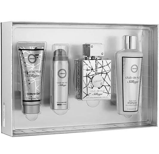 Armaf Club De Nuit Sillage 4-Piece Luxury Gift Set – Inspired Elegance for Him & Her