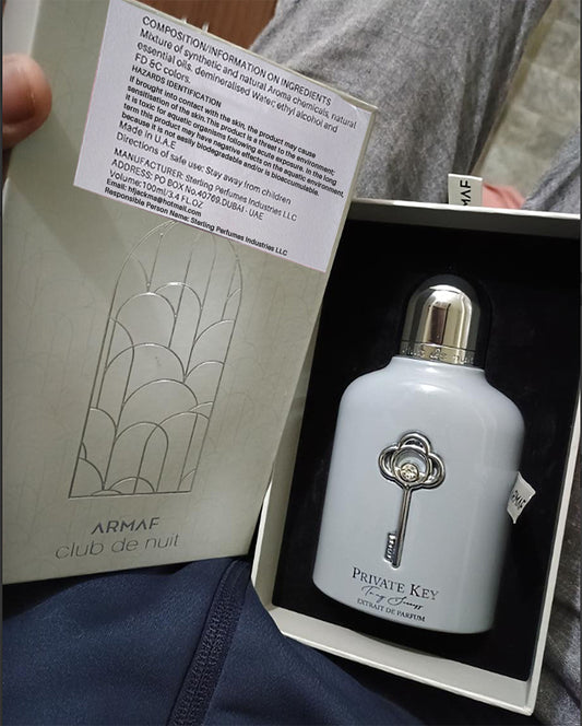 Armaf Club De Nuit Private Key to My Success – Bold Unisex Eau de Parfum 105ml | Citrus-Spicy Scent for Ambitious Spirits