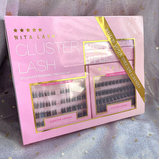 2 Box Eyelashes Kit,1Set Mixed Length & Styles Eyelash Extensions with Lash Curler & Remover &Tweezers, Self Grafting Fake Eyelashes,Cosmetic