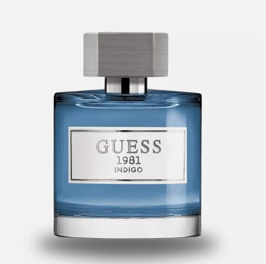 Guess 1981 Indigo for Men Eau de Toilette – Cool. Calm. Effortlessly Magnetic(3.4 Oz)