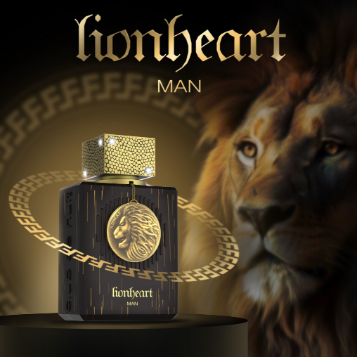 Armaf Club De Nuit Lionheart Eau de Parfum for Men 3.4 Oz – Bold & Long-Lasting Aromatic Scent | Perfect for Evenings & Special Occasions
