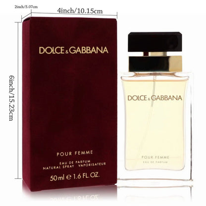 Dolce & Gabbana Pour Femme Eau de Parfum – A Sensual, Sweet and Floral Fragrance for the Confident Woman(3.4Oz)