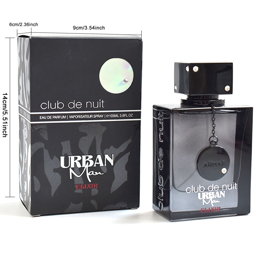 Armaf Club De Nuit Urban Elixir EDP 3.4 Oz – Bold, Long-Lasting Fragrance for Men | Ideal for Daily Confidence & Evening Charisma