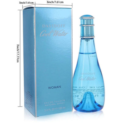 Cool Water by Davidoff – A Timeless Ocean-Inspired Floral Scent for Women (3.3 oz)