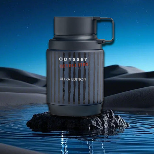 Armaf™ Odyssey Revolution Ultra Edition Eau De Parfum3.4 Oz, Fresh Citrus, Spicy Woods & Marine Notes -Long-Lasting Bold Men's Fragrance-Fearless & All-Day Wear