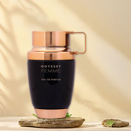 Odyssey Femme Black Edition by Armaf EDP 3.4 Oz – Elegant Floral Fruity Perfume for Women | Sophisticated All-Day Scent for Work, Events & Evenings