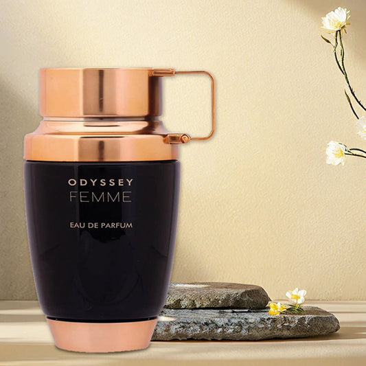Odyssey Femme Black Edition by Armaf EDP 3.4 Oz – Elegant Floral Fruity Perfume for Women | Sophisticated All-Day Scent for Work, Events & Evenings