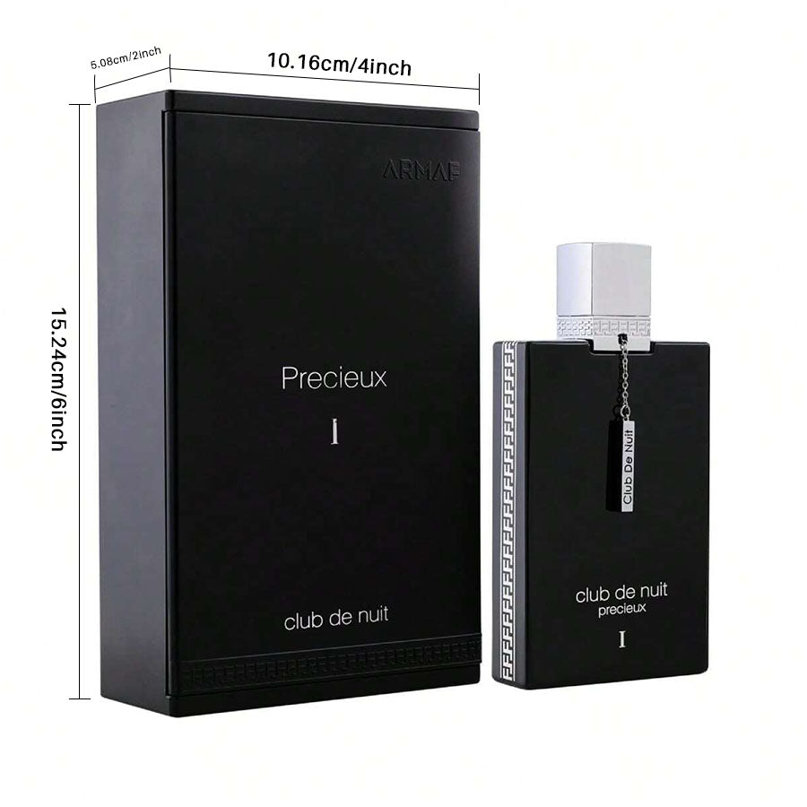 Armaf Club de Nuit Precieux EDP 55ml – Bold Chypre Amber Fragrance for Men | Spicy-Woody Scent, Perfect for Daily Sophistication