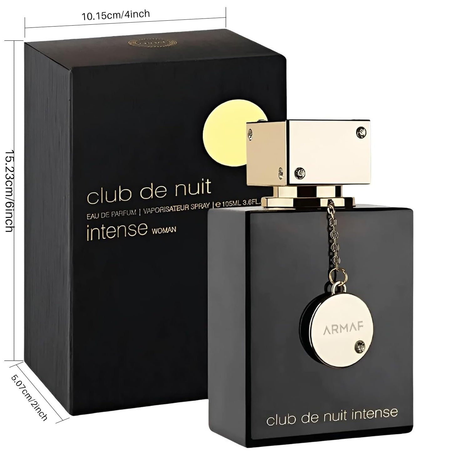 Armaf™ Club De Nuit Intense for Men & Women – Bold, Long-Lasting Signature Scents | Eau de Toilette & Eau de Parfum 105ml – Perfect for Date Nights, Office, & Special Occasions
